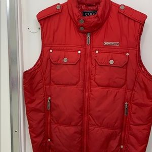 Coogi jacket puffer vest
